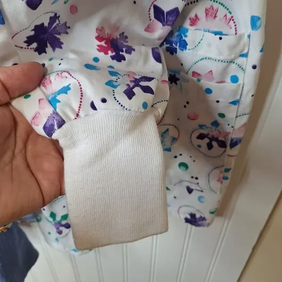 Lot Of 3 Womens Long Sleeve Scrub Jackets Size L Medical Hospital Dental - Picture 6 of 15